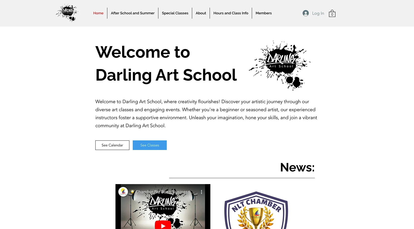 Darling Art School Website