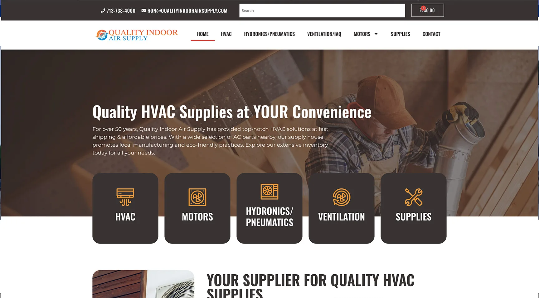 Quality Indoor Air Supply Website